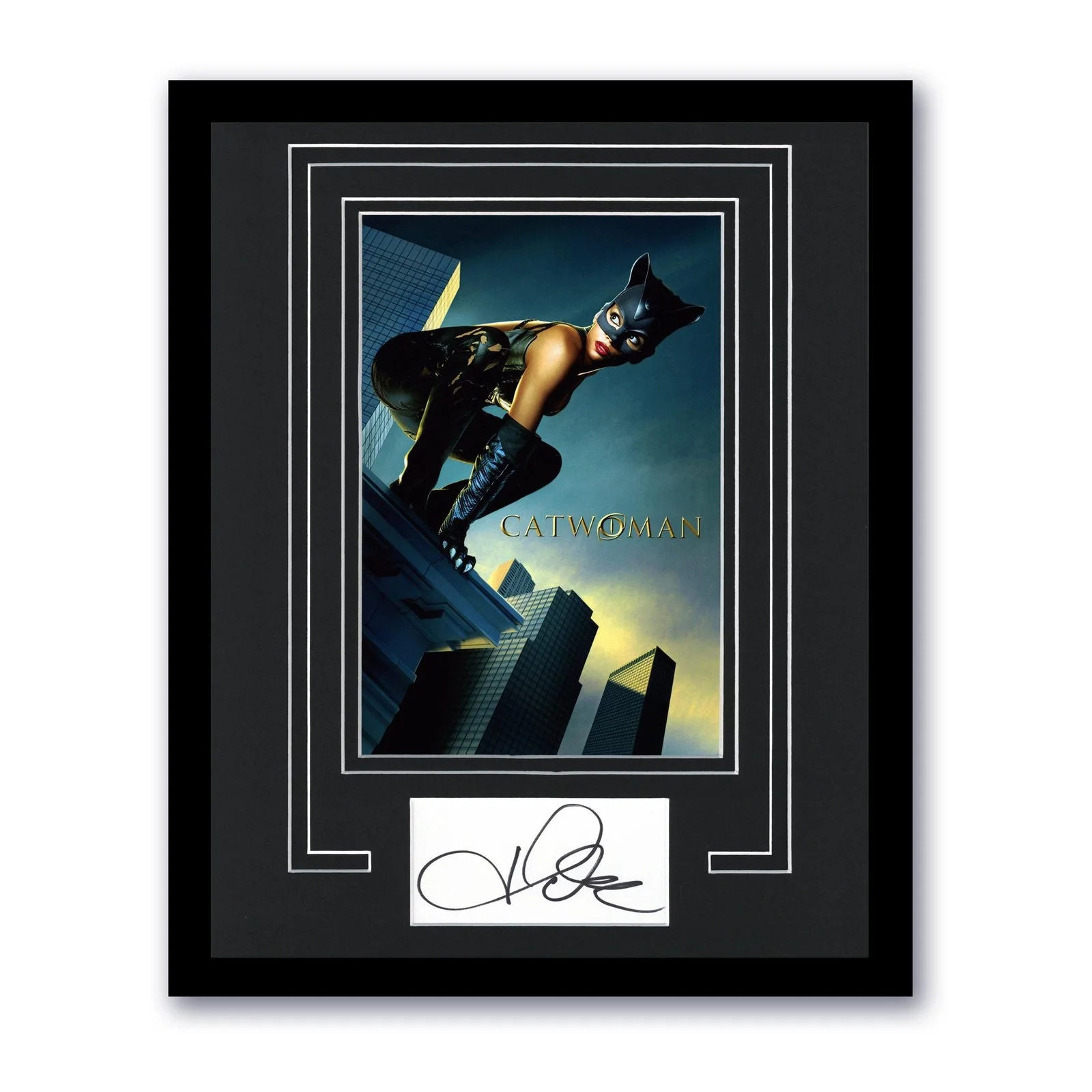 Halle Berry — Halle Berry "Catwoman" AUTOGRAPH Signed Photo Custom Framed 11x14 Display ACOA