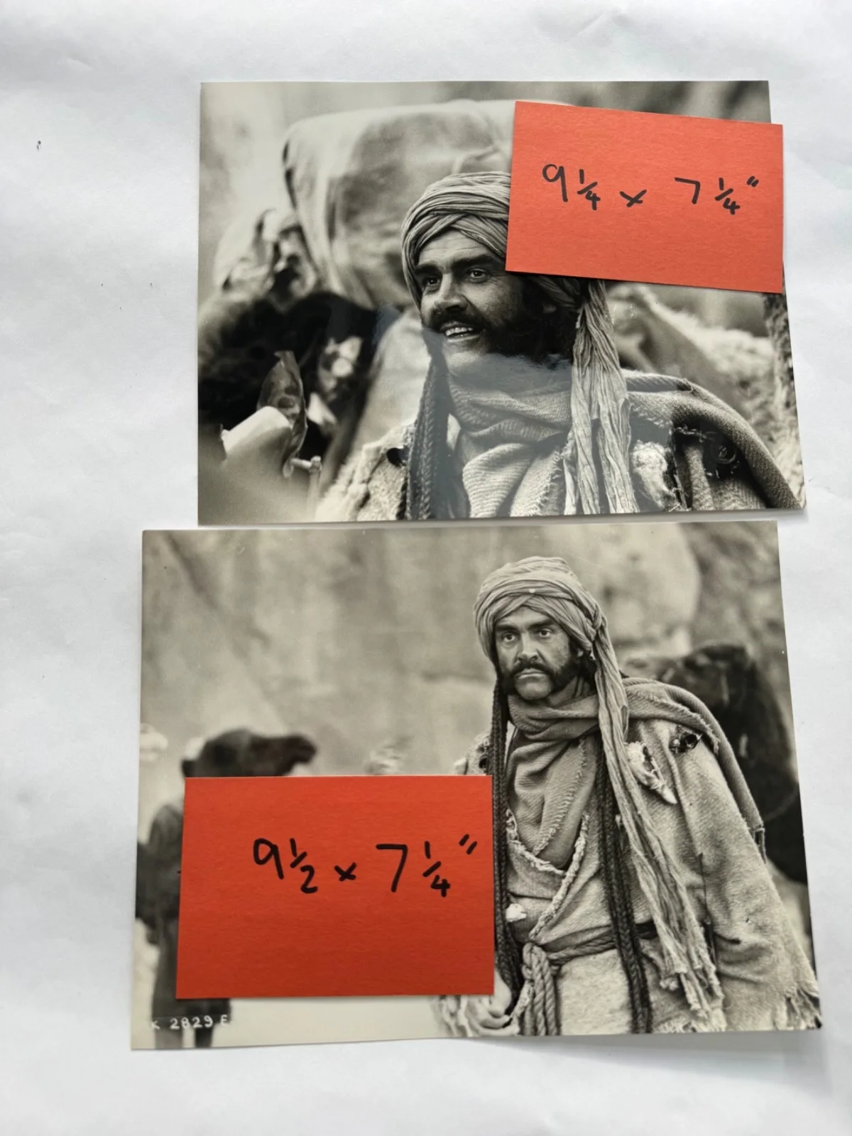 2 Press Stills from THE MAN WHO WOULD BE KING Sean Connery 1975, image 2