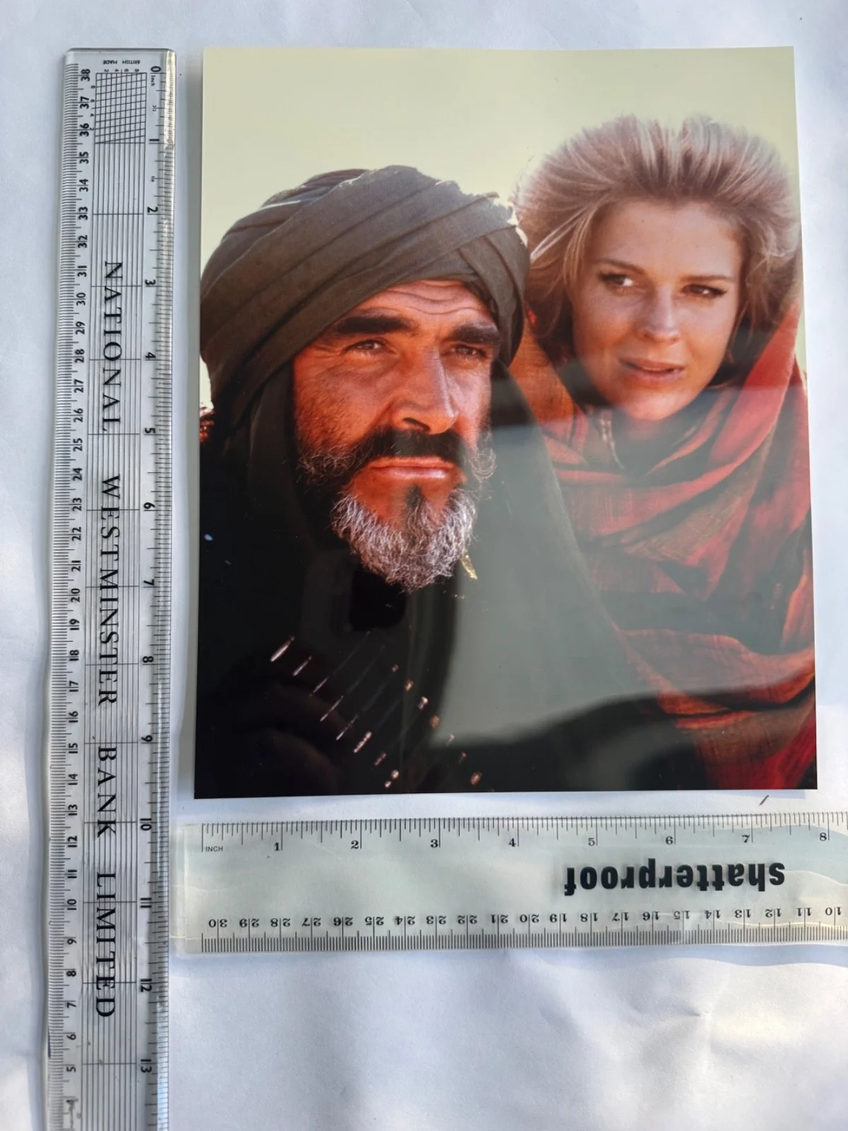 FOH Lobby card of THE WIND AND THE LION Sean Connery Candice Bergen 1975, изображение 2