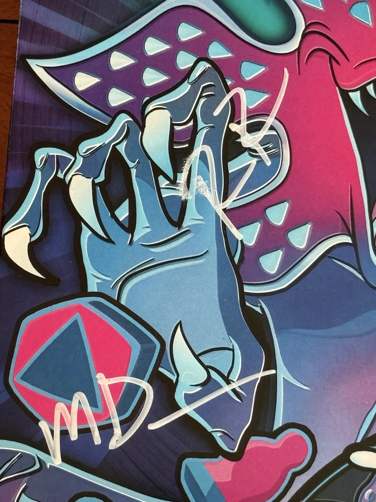 Matt Duffer, Ross Duffer — Duffer Brothers signed Stranger Things Kellogg’s Demogorgon Crunch LE /1000, image 3
