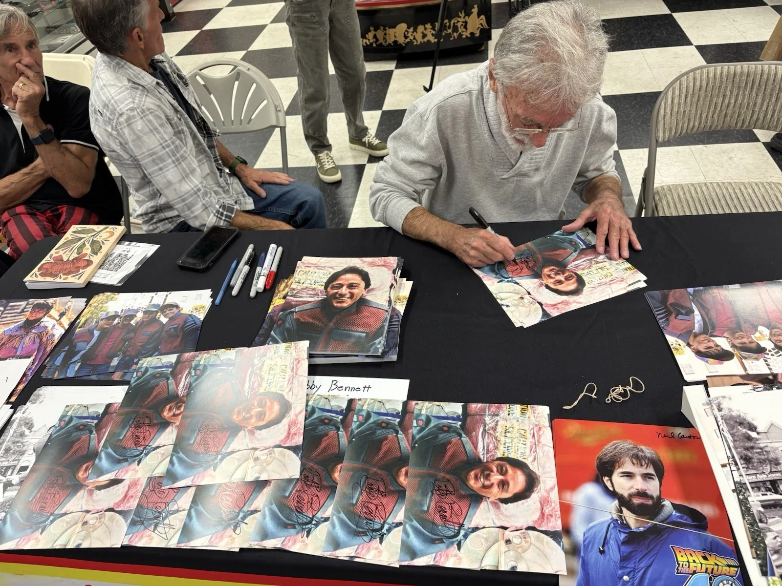 Bobby Bennett — Bobby Bennett 8x10 Autograph - BTTF Stunts - Back To The Future 40th, image 2