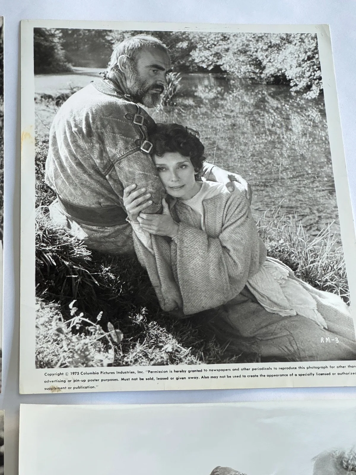 Set of 6 Press Stills from ROBIN AND MARIAN Audrey Hepburn Sean Connery 1976, image 3