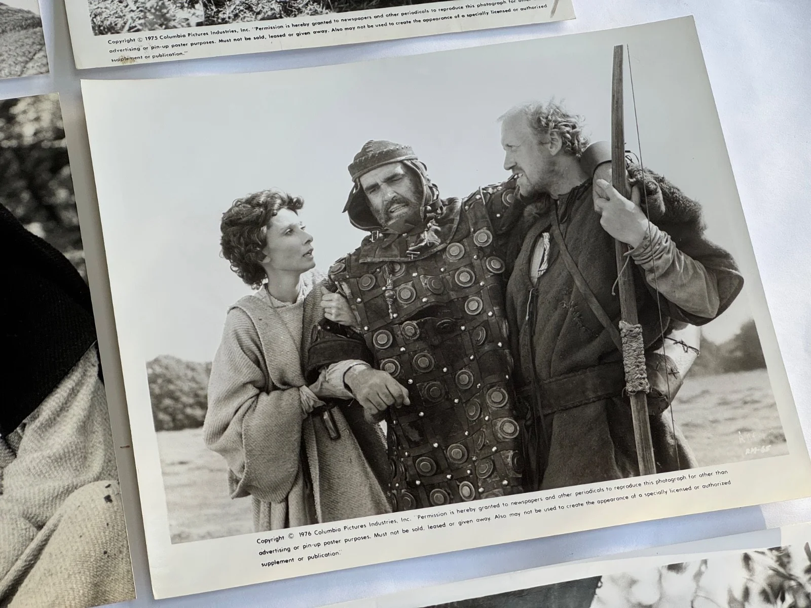 Set of 6 Press Stills from ROBIN AND MARIAN Audrey Hepburn Sean Connery 1976, image 5
