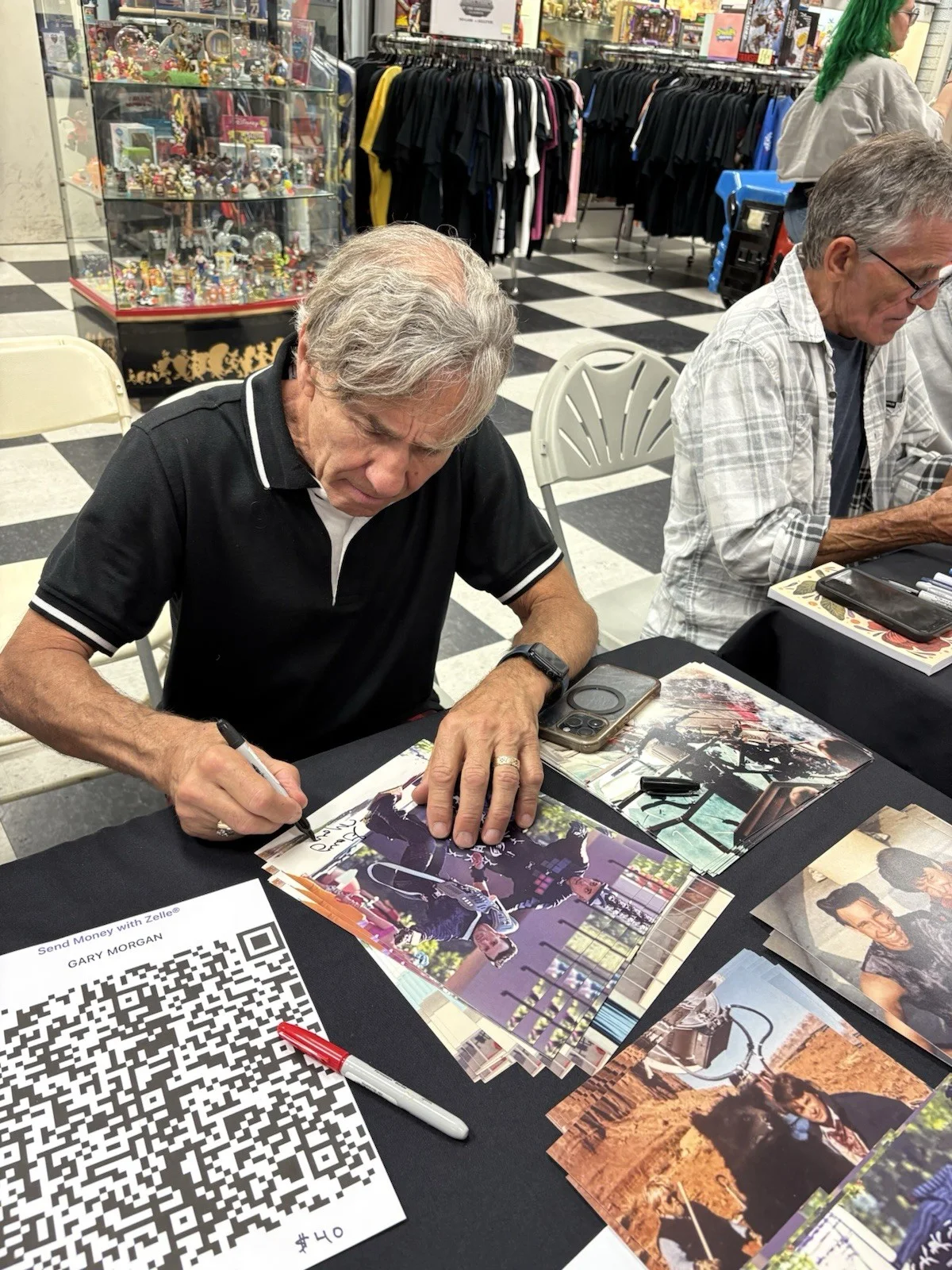 Gary Morgan — Gary Morgan 8x10 Autograph - BTTF Stunts - Back To The Future 40th, image 2