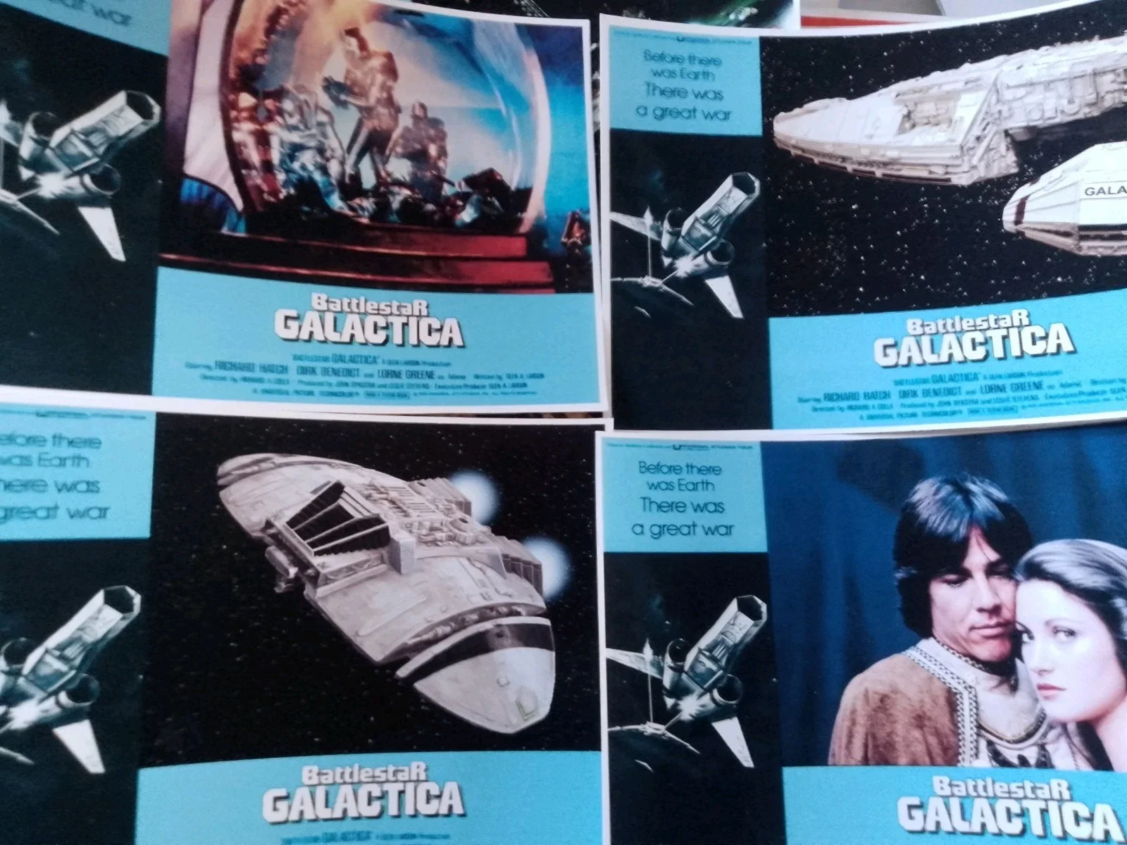 Battlestar Galactica 1979. 24 glossy 7x5ins Unofficial Lobby Cards. New., image 4