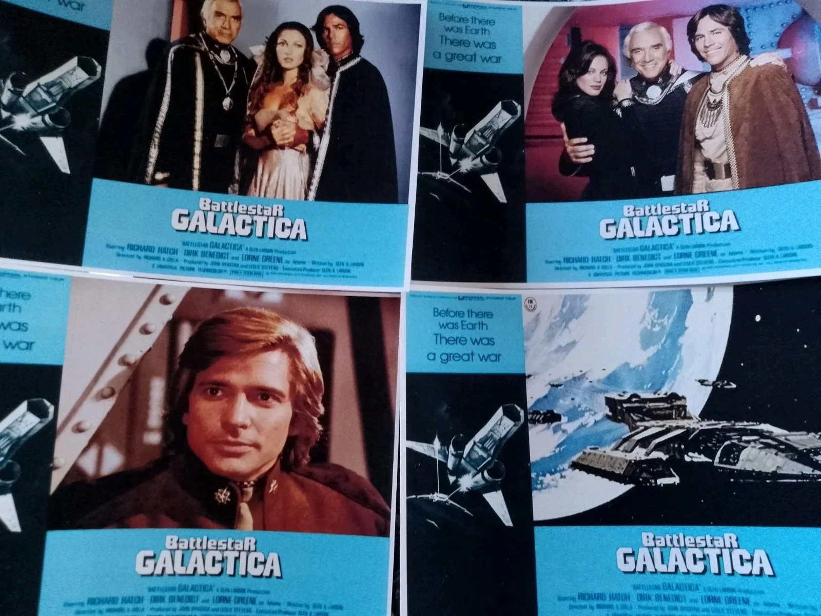 Battlestar Galactica 1979. 24 glossy 7x5ins Unofficial Lobby Cards. New., image 5