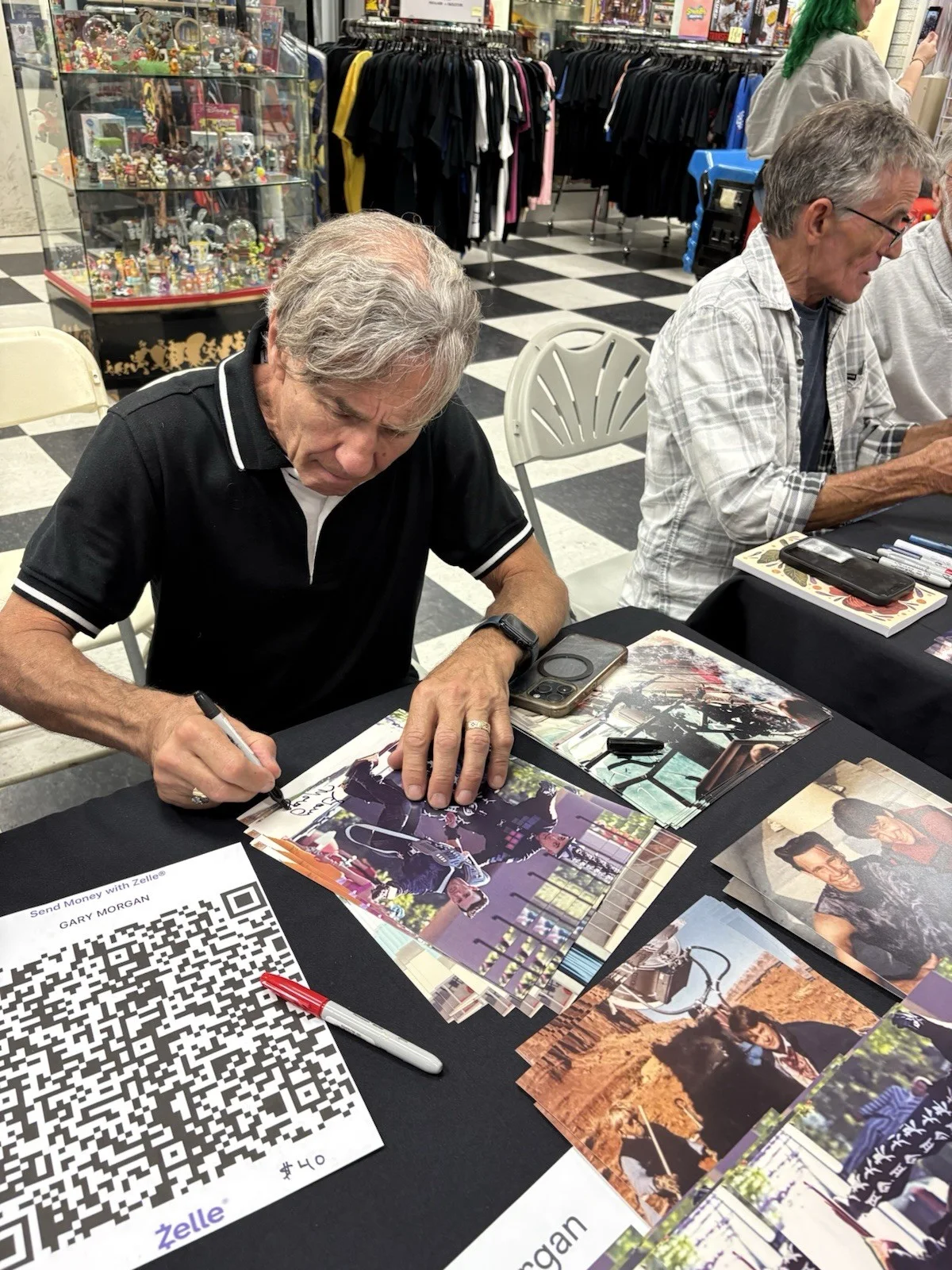 Gary Morgan — Gary Morgan 8x10 Autograph - BTTF Stunts - Back To The Future 40th, image 2