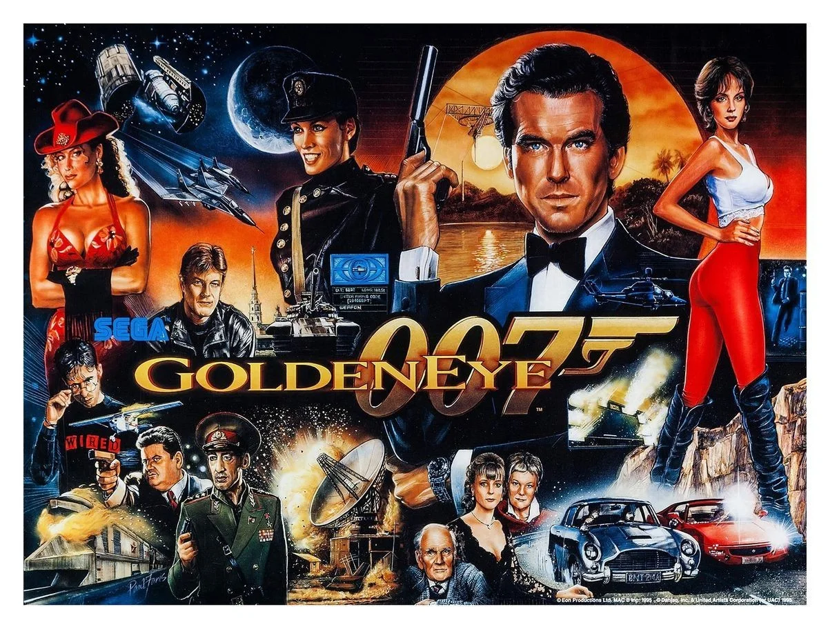 007 Goldeneye 1995 Movie Postcard | Modern Print | James Bond Reproduction, изображение 2