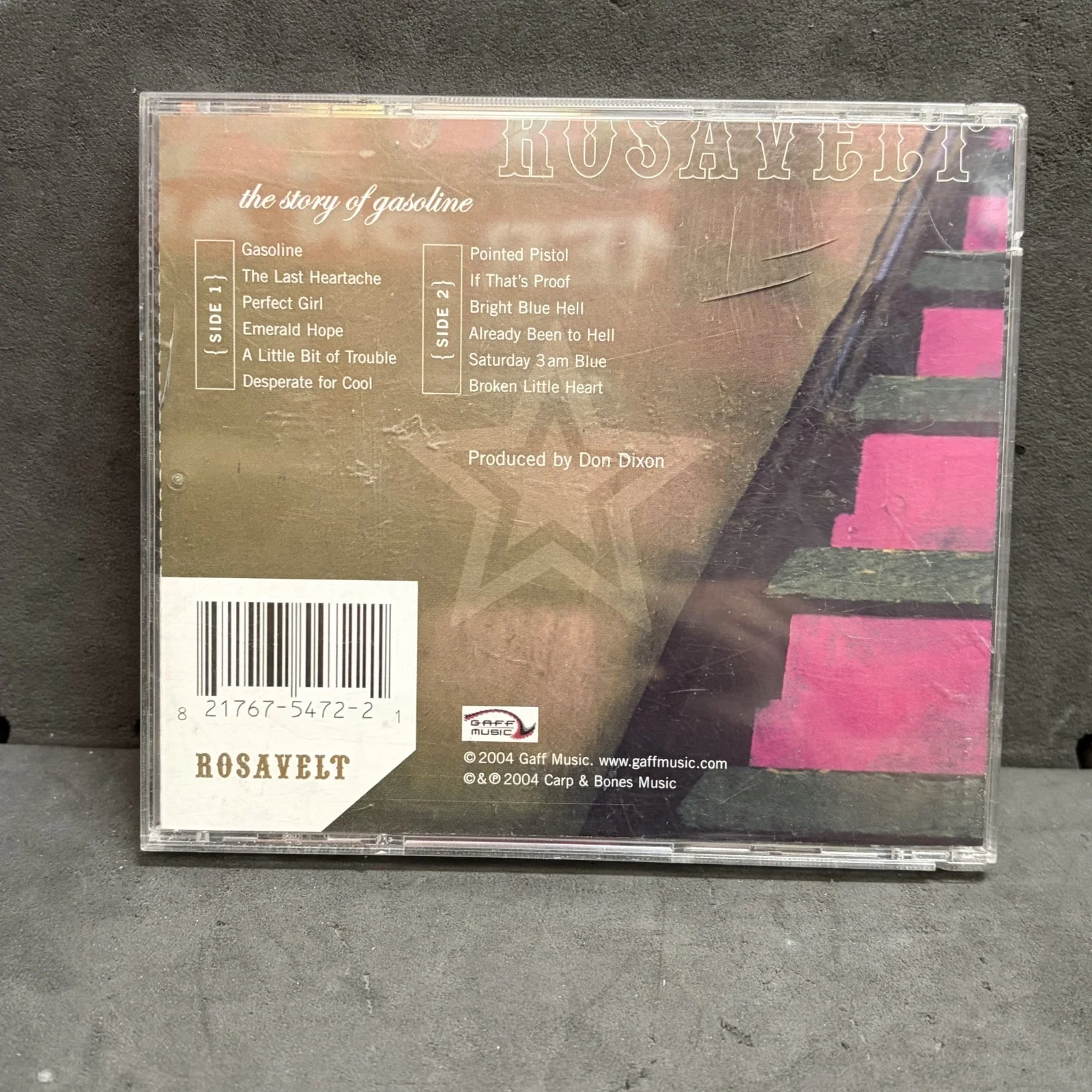 Rosayelt The Story of Gasoline 2004 CD Album Signed Autograph Don Dixon No COA, изображение 3