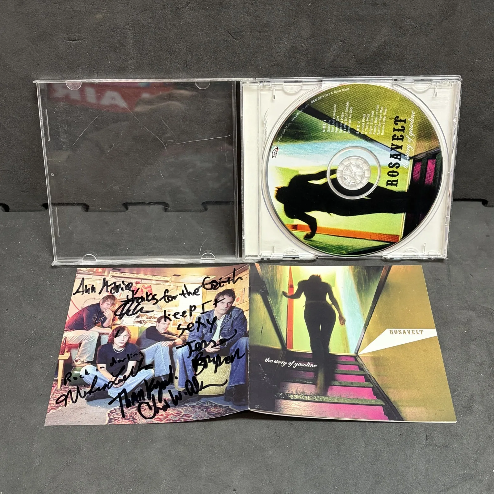 Rosayelt The Story of Gasoline 2004 CD Album Signed Autograph Don Dixon No COA, изображение 4