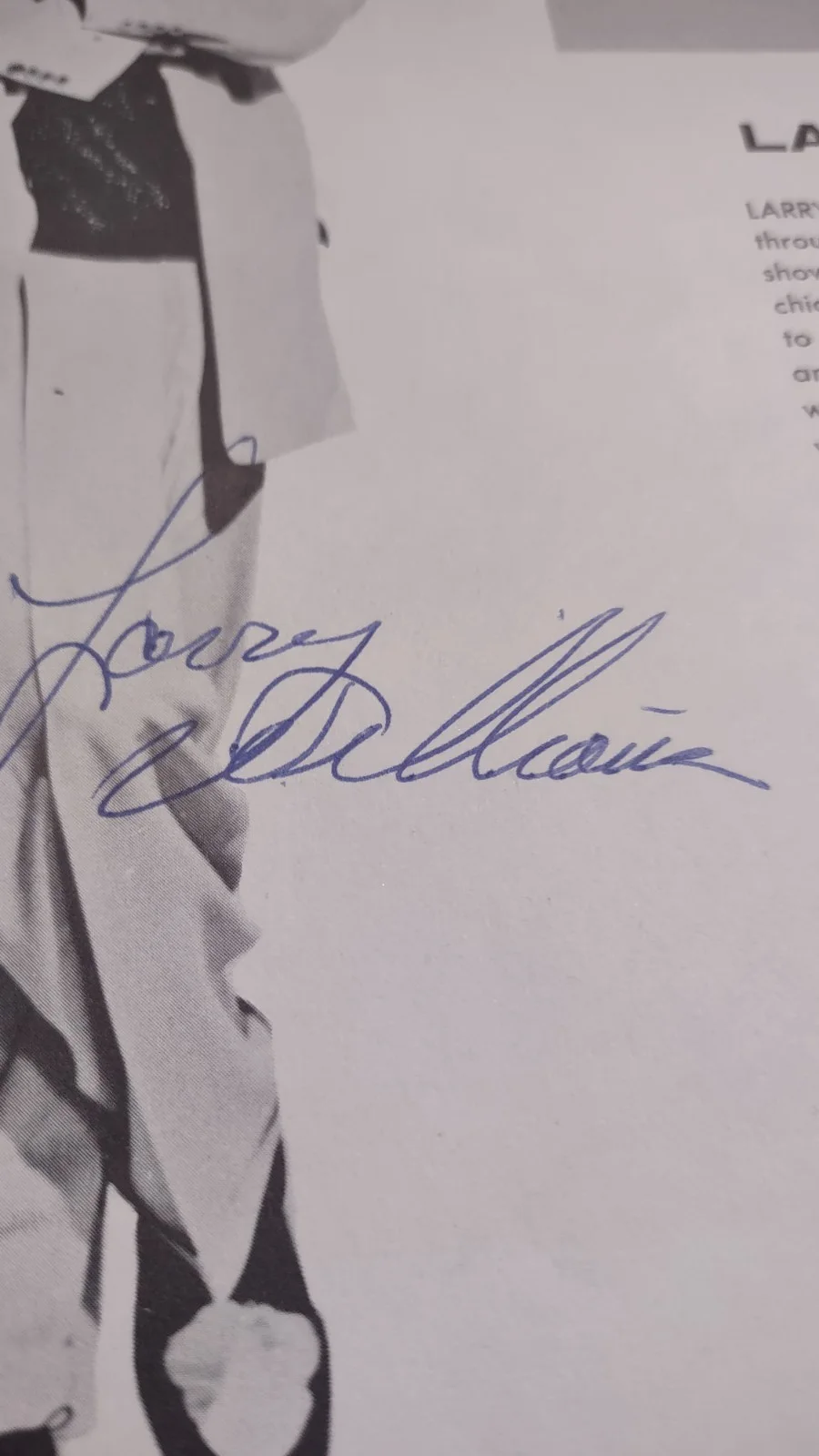Screamin' Jay Hawkins - Signed Page With A Larry Williams Autograph Also, image 3