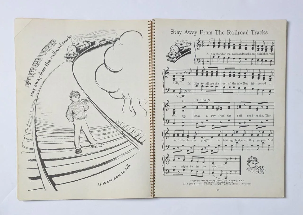 1937 AUTOGRAPH SIGNED IRVING CAESAR s, SING A SONG OF SAFETY, GERALD MARKS MUSIC, image 5