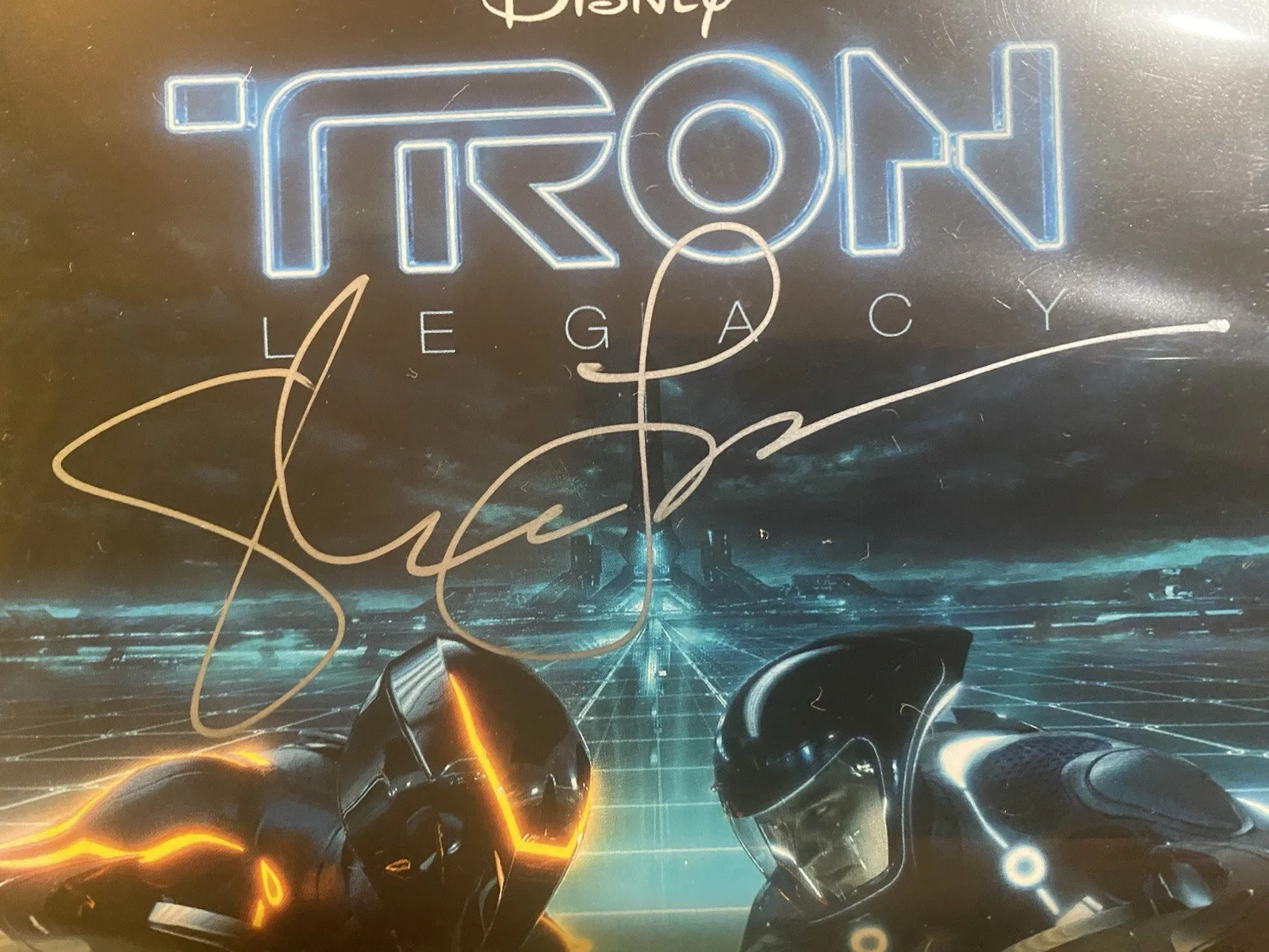 STEVEN LISBERGER HAND SIGNED DVD TRON MOVIE DIRECTOR AUTOGRAPHED Tron Legacy, изображение 2