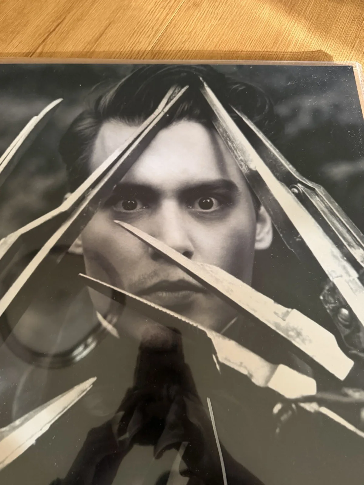 Johnny Depp signed 16 x 20 Edward Scissorhands print PSA COA, image 4