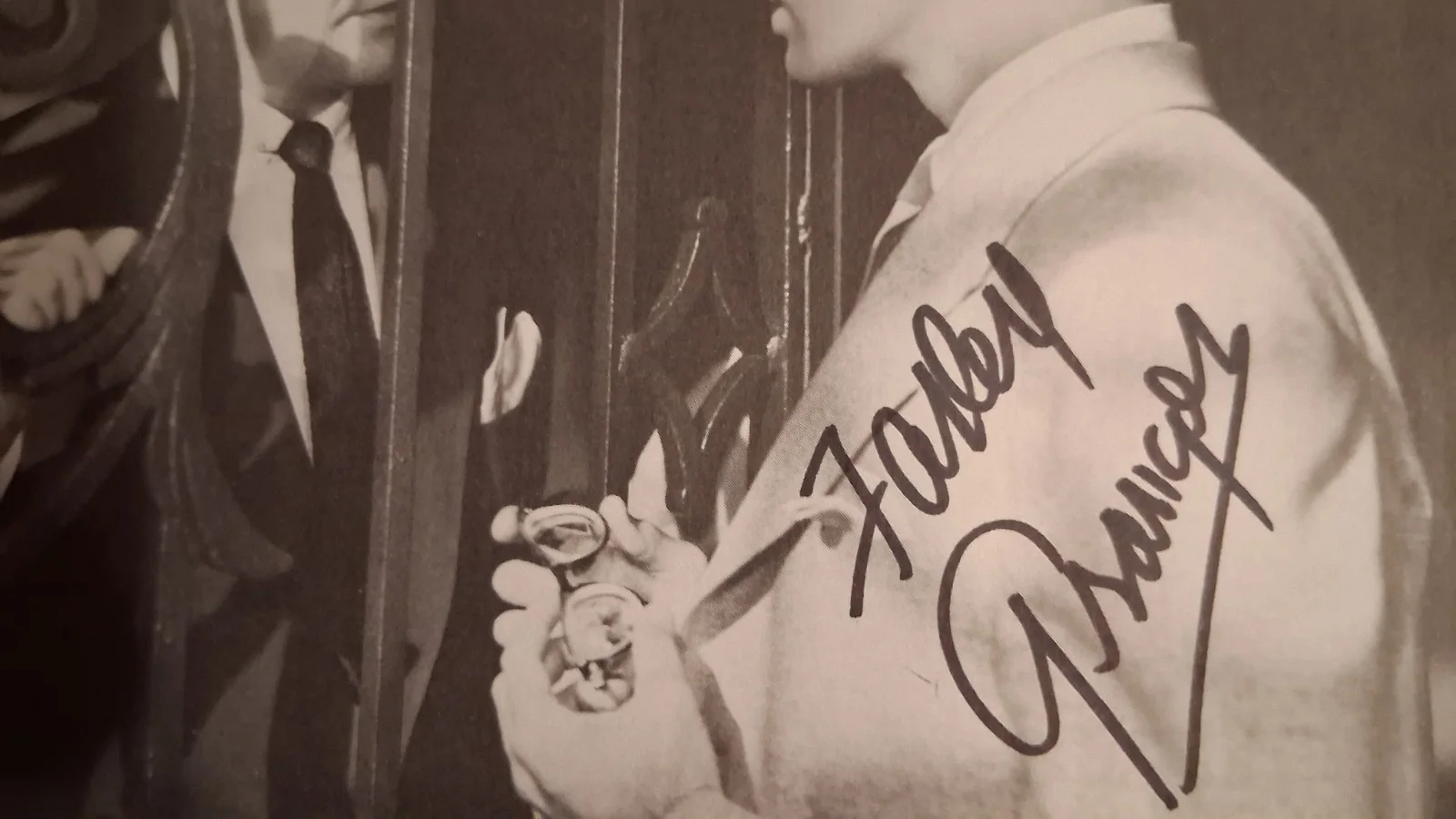 Farley Granger — Farley Granger signed book photo, image 2