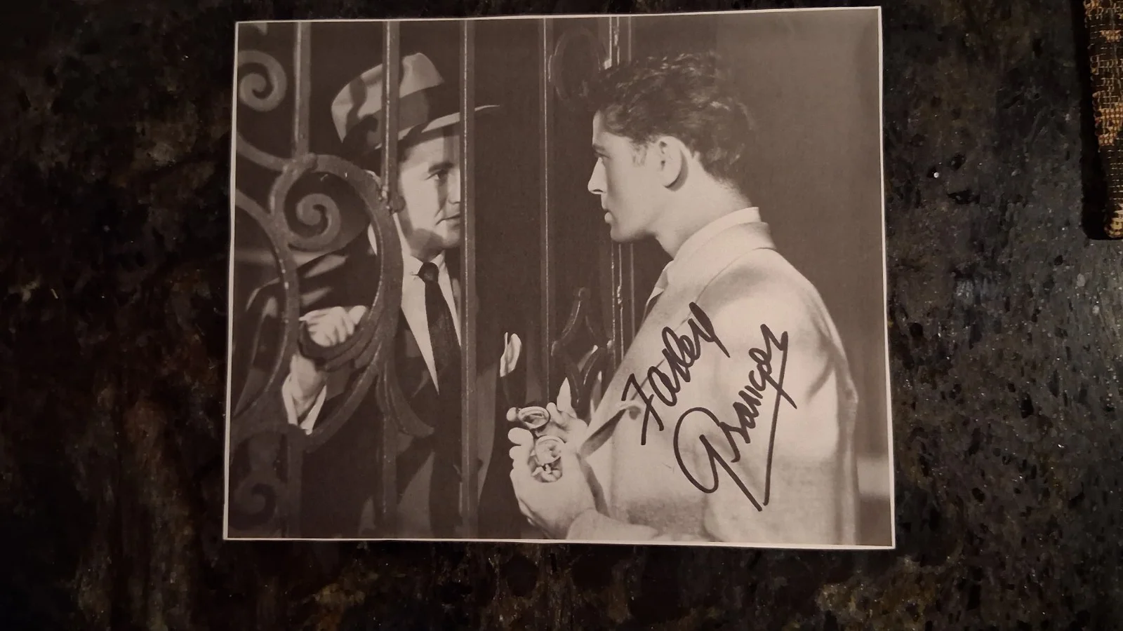Farley Granger — Farley Granger signed book photo, image 3