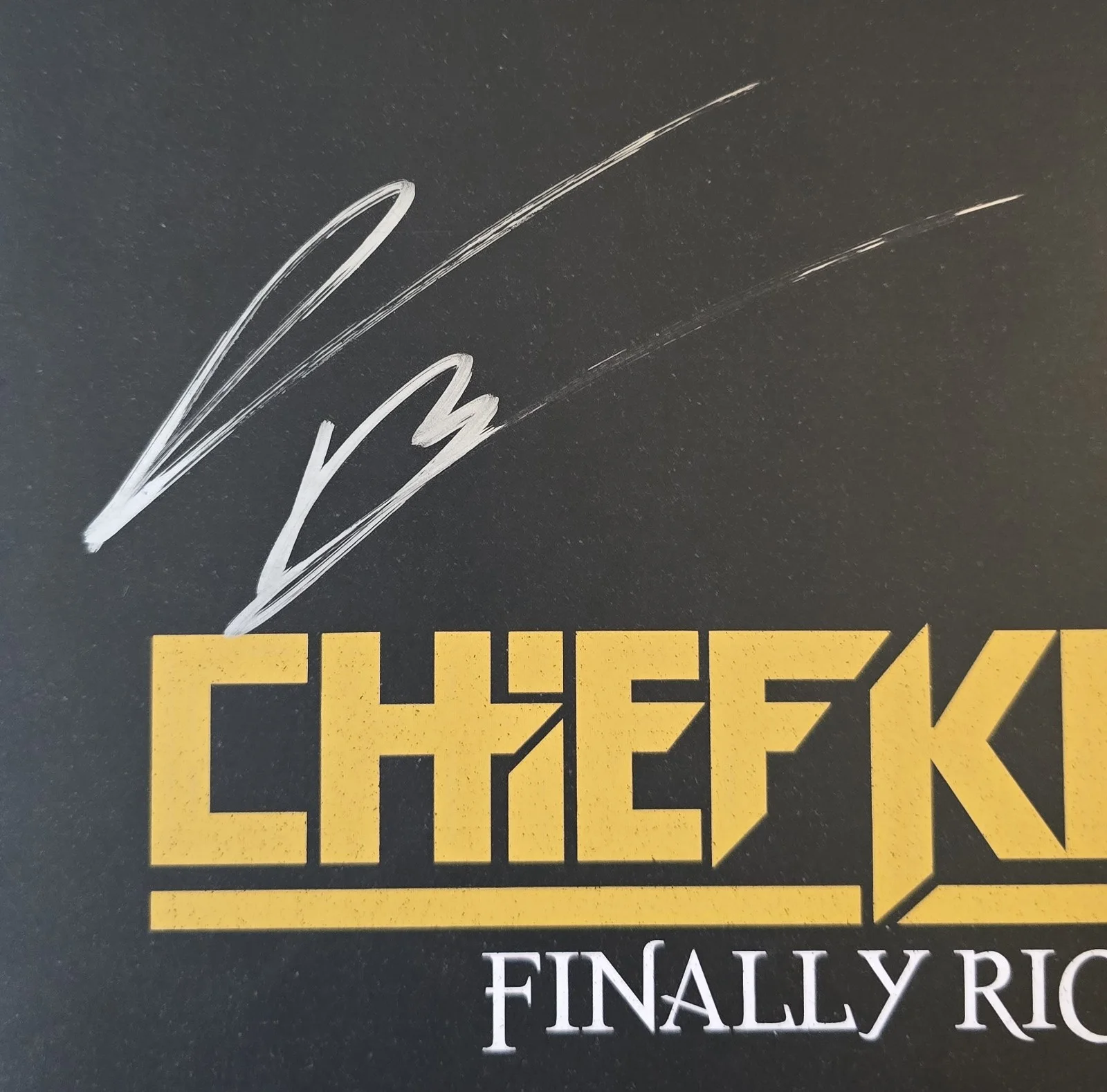 Chief Keef Signed "Finally Rich" Vinyl Booklet JSA, image 2