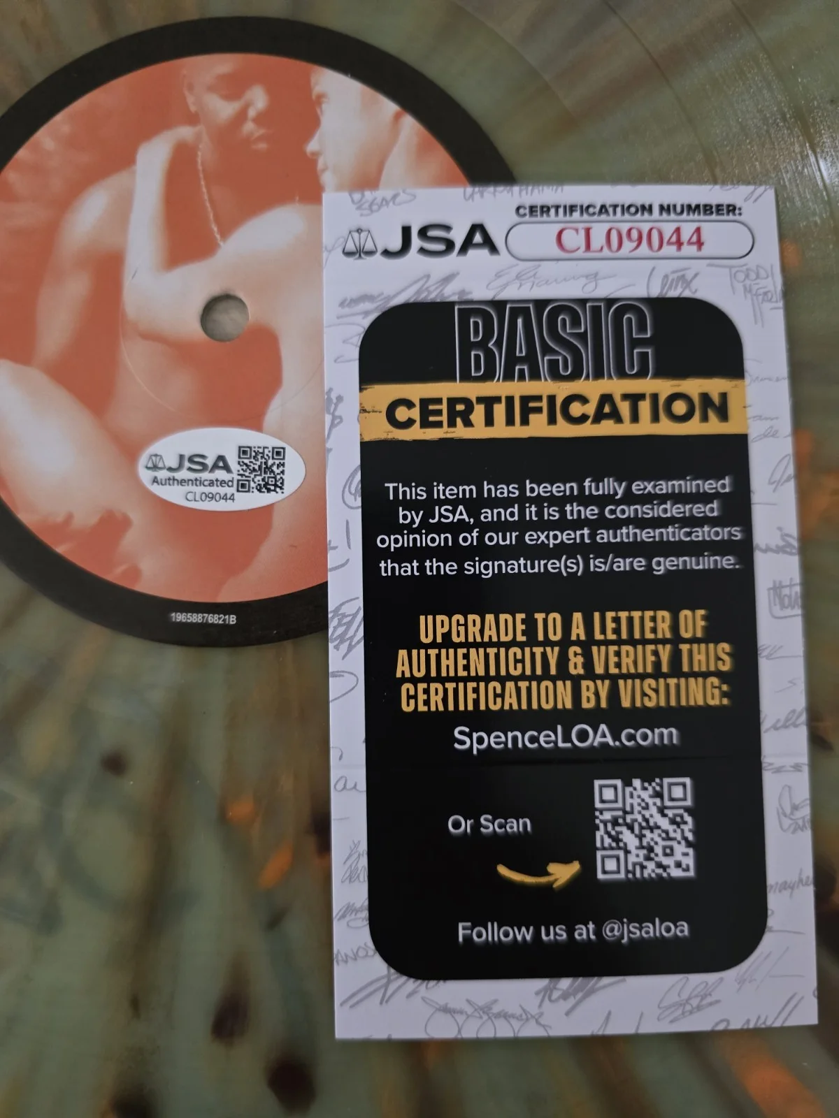 Too Short Signed "You Nasty" Record Limited Edition W JSA Authentication, image 4