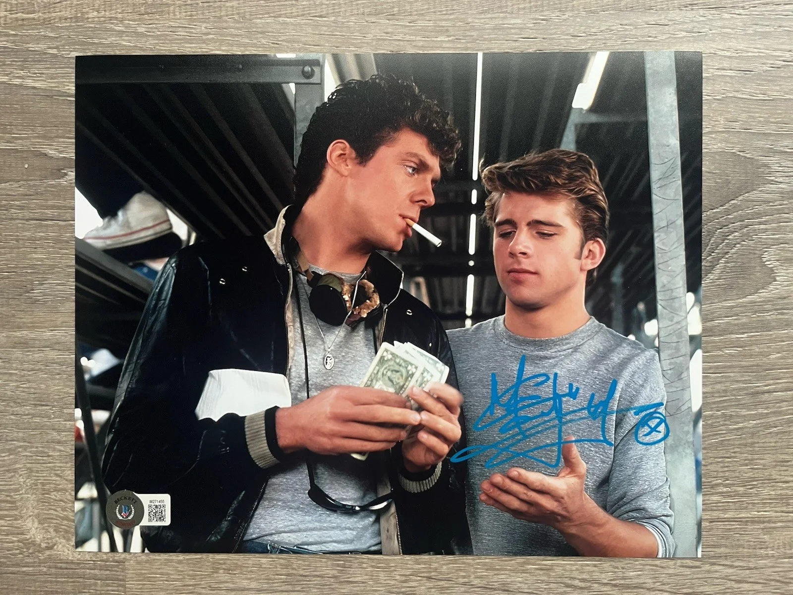 Maxwell Caulfield — Maxwell Caulfield Signed Michael Carrington 8x10 Photo Beckett COA Grease 2, image 2