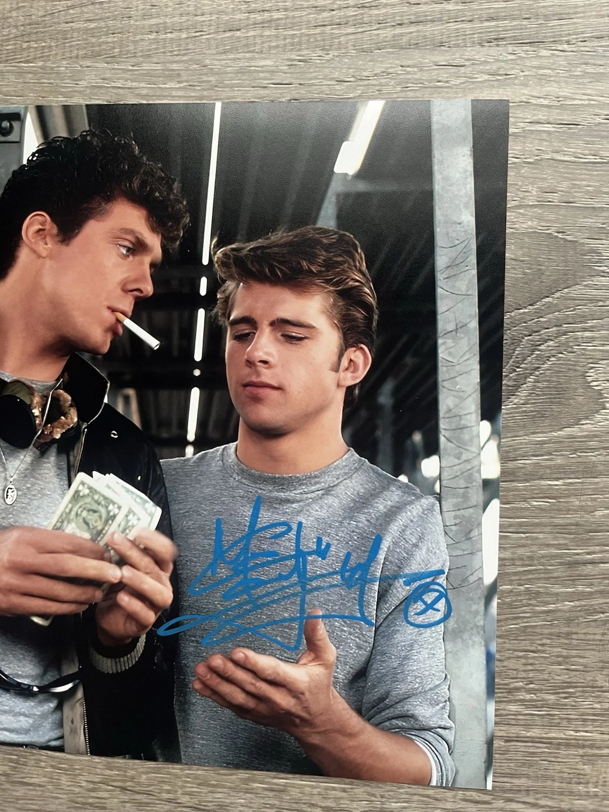 Maxwell Caulfield — Maxwell Caulfield Signed Michael Carrington 8x10 Photo Beckett COA Grease 2, image 3
