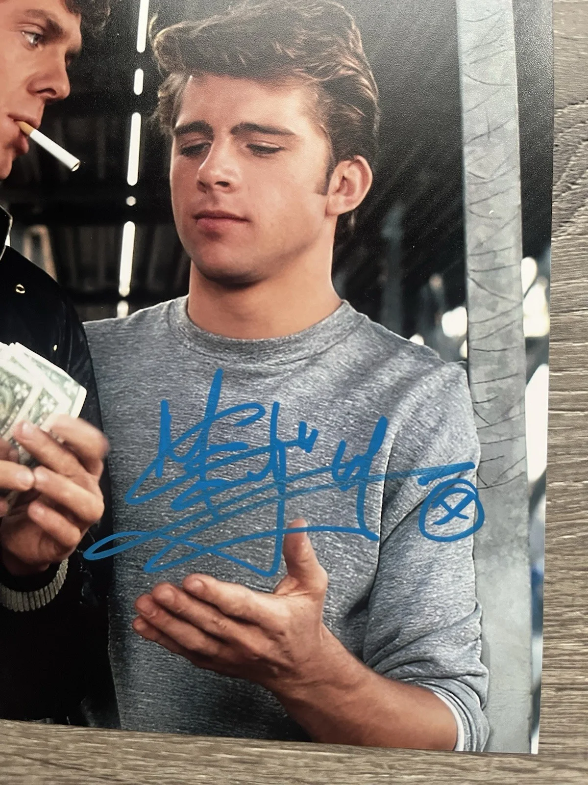 Maxwell Caulfield — Maxwell Caulfield Signed Michael Carrington 8x10 Photo Beckett COA Grease 2, image 4