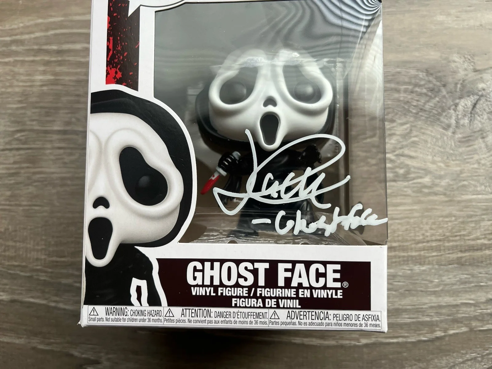Jack Quaid — Jack Quaid Signed Inscribed Ghostface Funko Pop Beckett COA 1607 Scream Horror, изображение 3