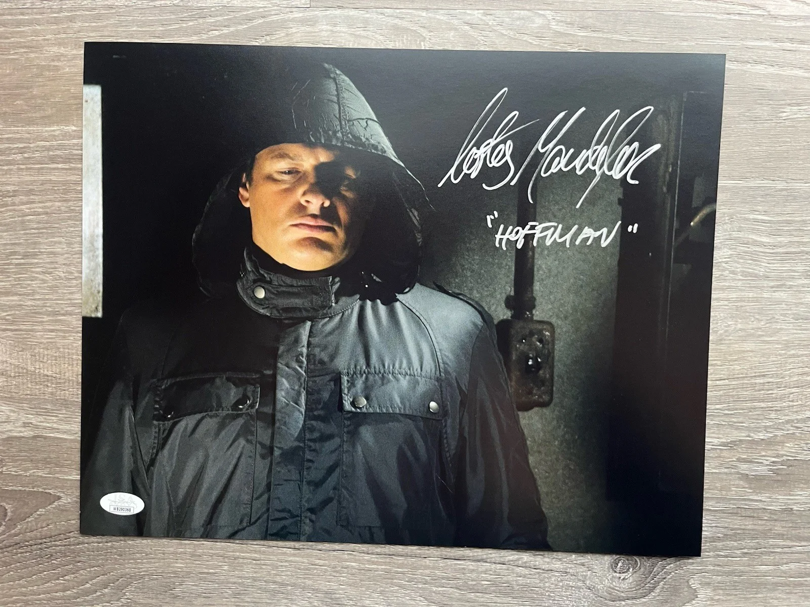Costas Mandylor — Costas Mandylor Signed Saw 11x14 Photo JSA COA Detective Hoffman Jigsaw Horror, image 2