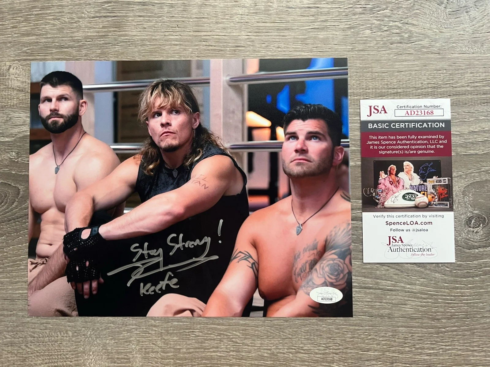 Tony Cavalero — Tony Cavalero Signed Righteous Gemstones 8x10 Photo JSA COA Keefe HBO MAX