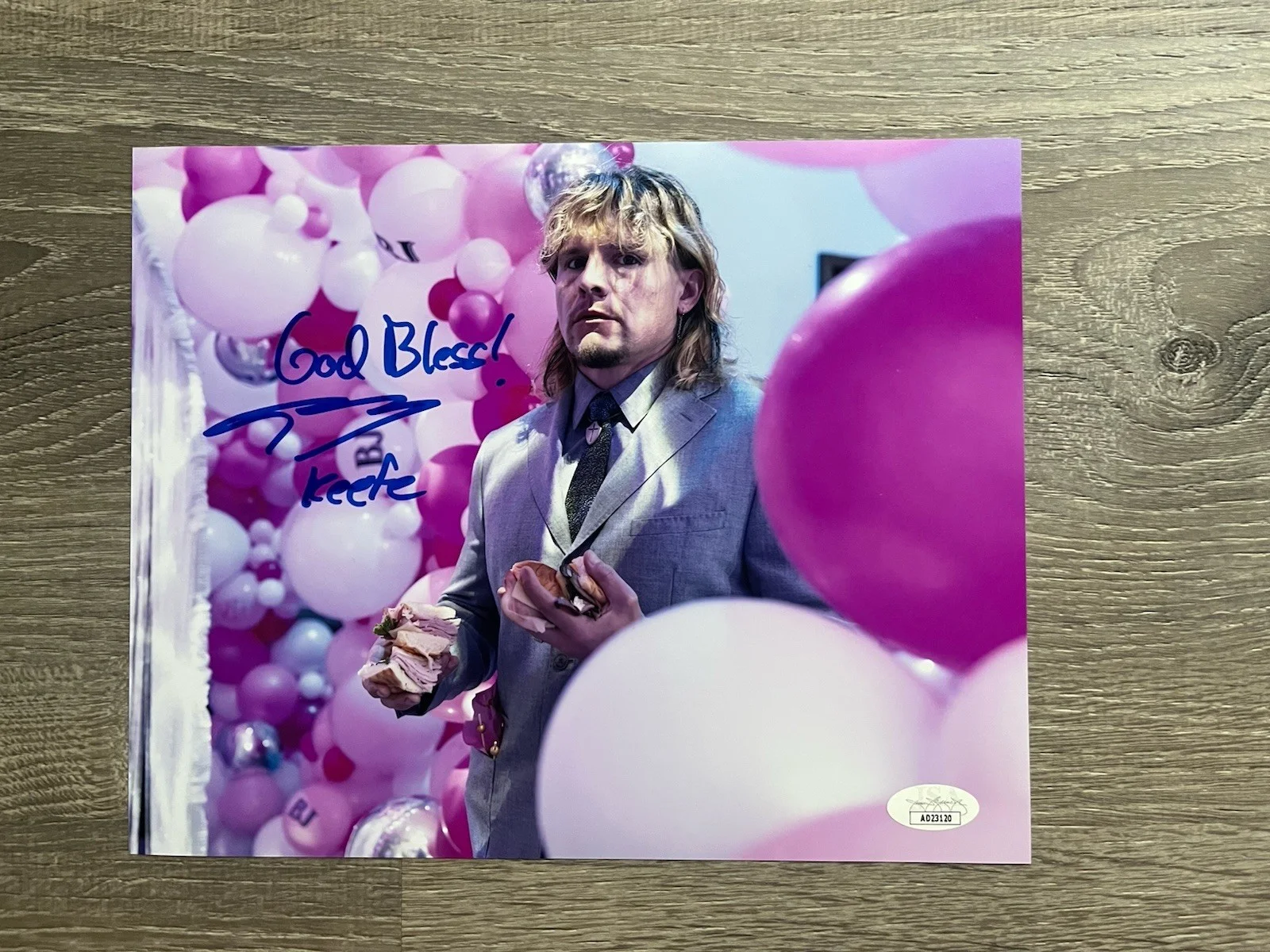 Tony Cavalero — Tony Cavalero Signed Righteous Gemstones 8x10 Photo JSA COA Keefe HBO MAX, изображение 2