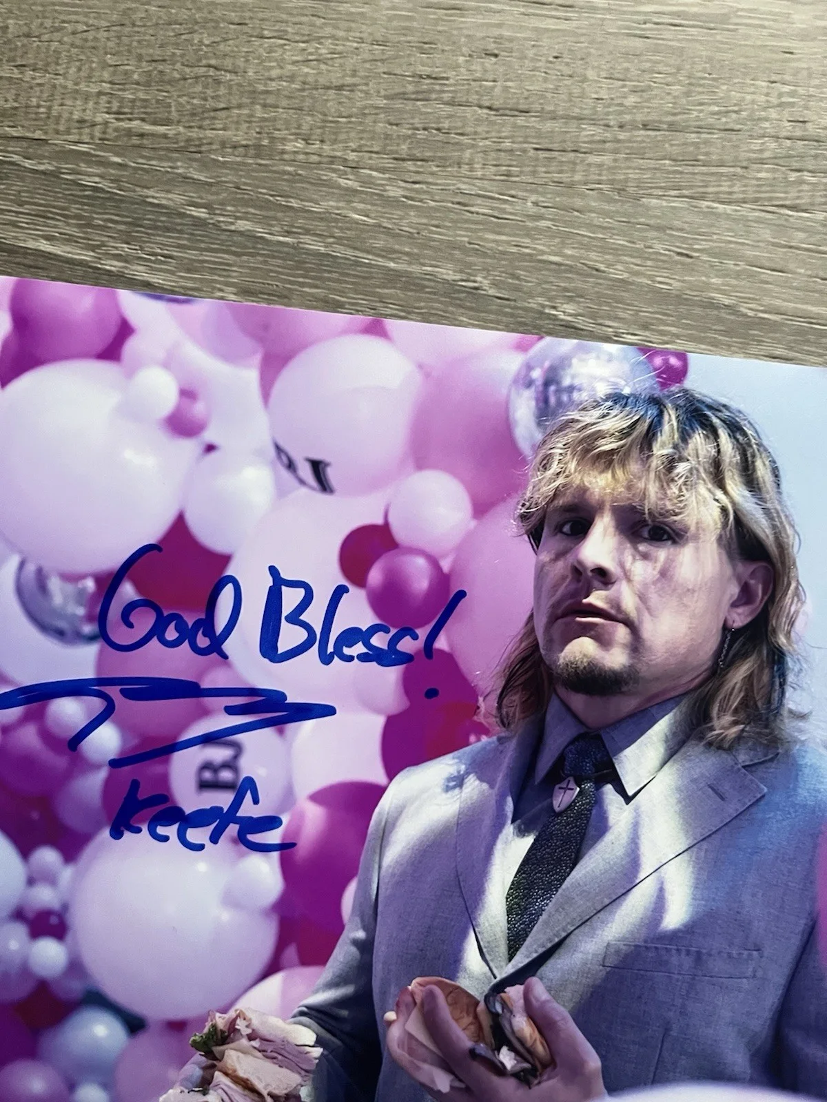 Tony Cavalero — Tony Cavalero Signed Righteous Gemstones 8x10 Photo JSA COA Keefe HBO MAX, изображение 3