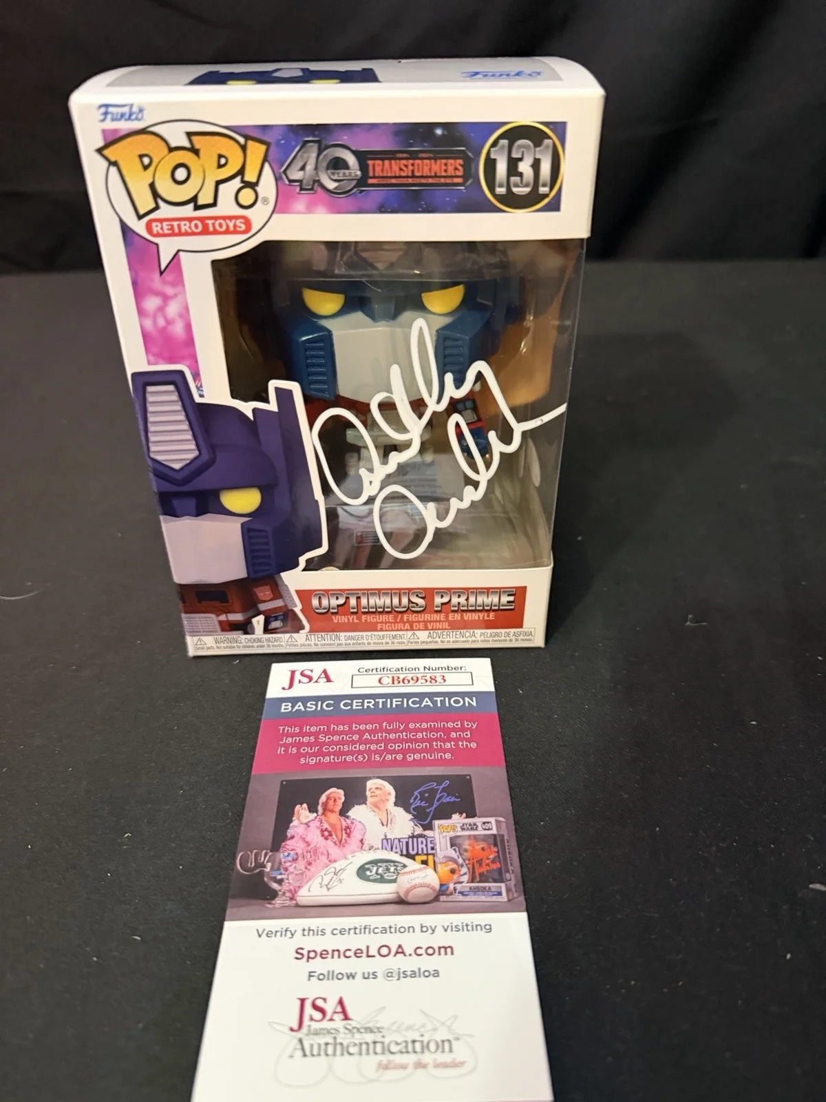 Peter Cullen Frank, Welker, Michael Bay Megan Fox — TRANSFORMERS 9 FUNKO POP SET SIGNED CULLEN WELKER FOX BAY FOX NELSON JSA Beckett, image 5