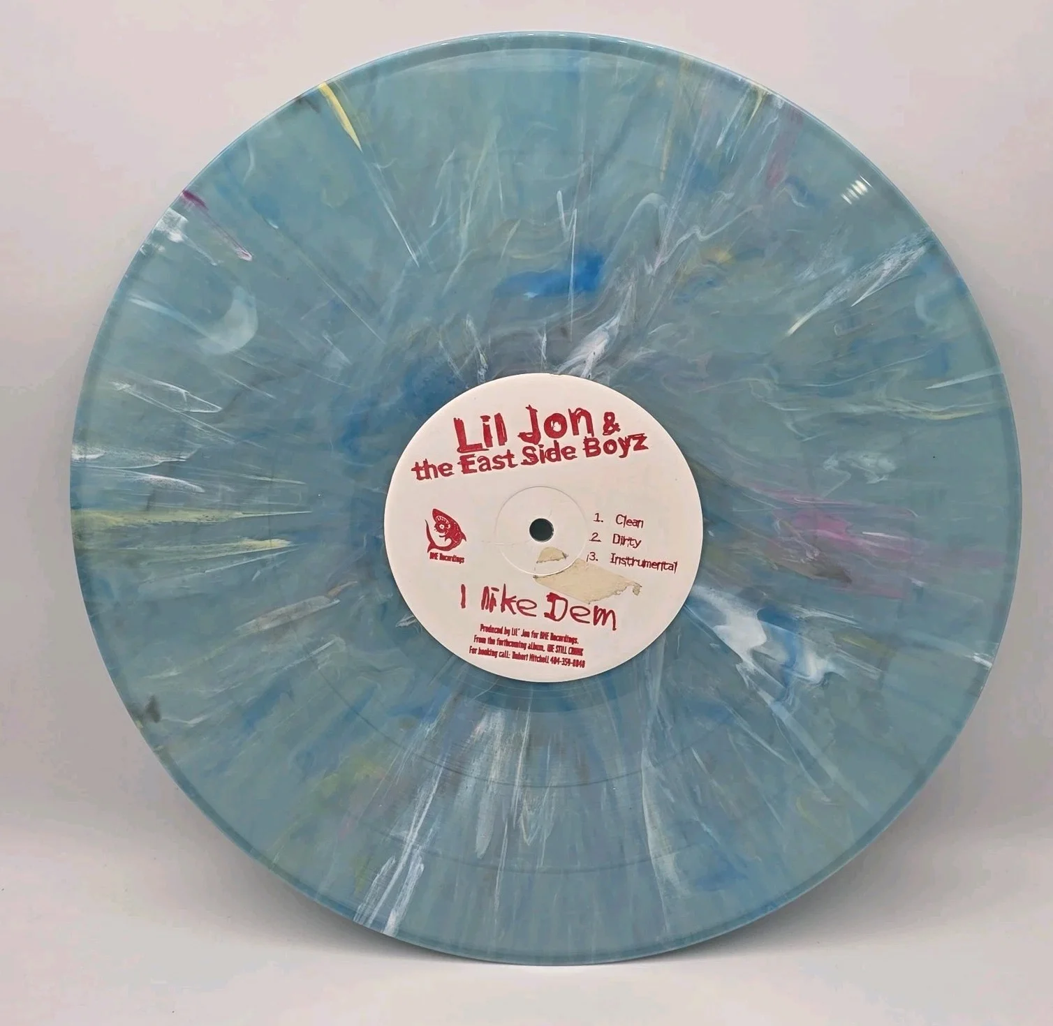 Lil Jon Rapper Signed Just A Bit*h & I Like Dem Single Vinyl Autograph UG COA, изображение 2