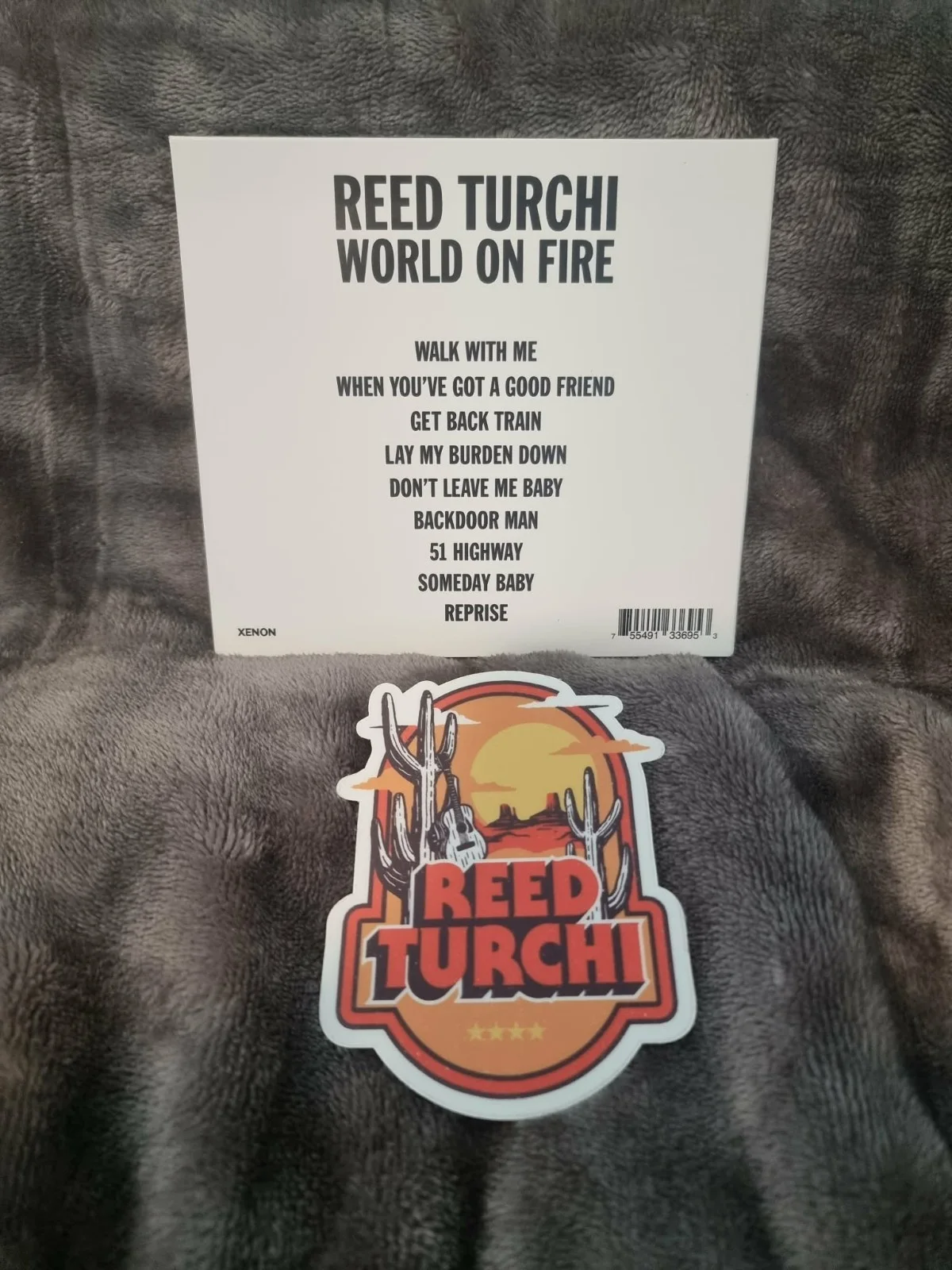 *Signed* REED TURCHI - 'World On Fire' [CD, 2025], image 4