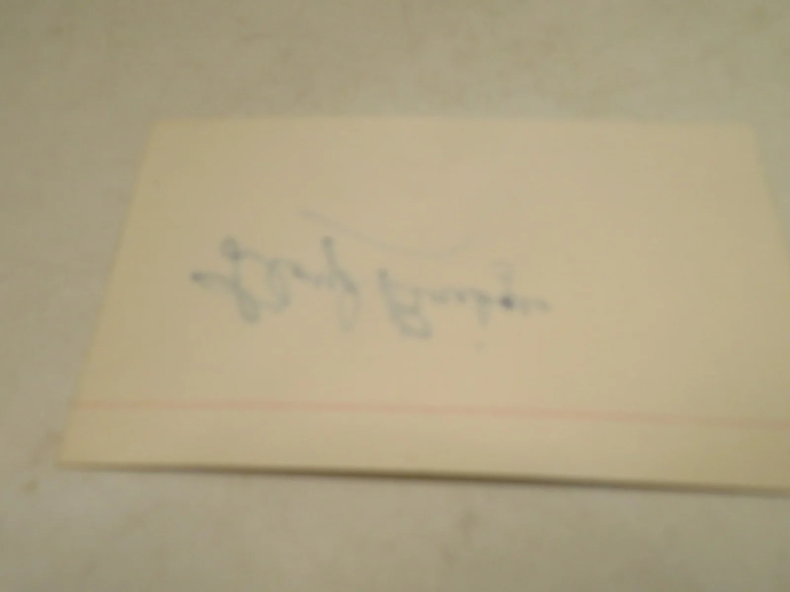 Lloyd Bridges Autograph on index card 5 x 3 inch, image 3