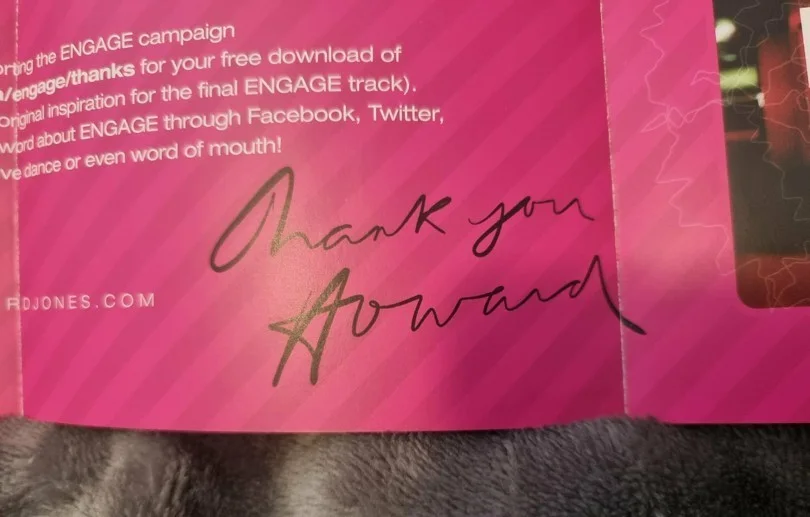 *Signed* HOWARD JONES - 'Engage' [EXCLUSIVE CD TY4 BOOKLET, 2015], image 2