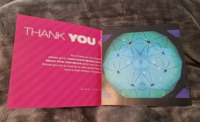 *Signed* HOWARD JONES - 'Engage' [EXCLUSIVE CD TY4 BOOKLET, 2015], image 3