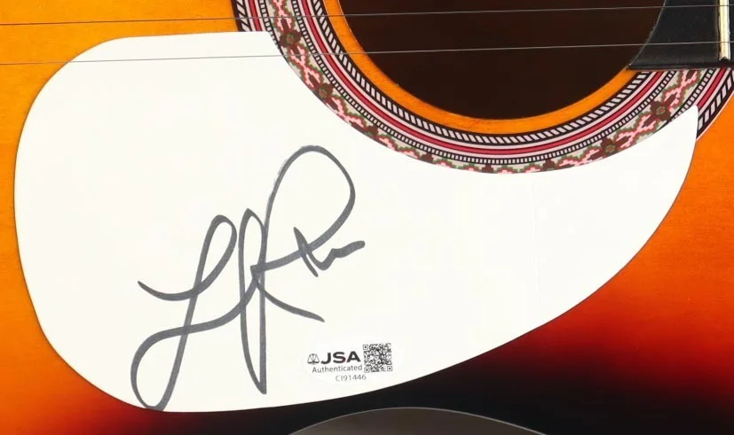 Lionel Richie Guitar with Signed Custom Cut Pickguard (JSA), image 2