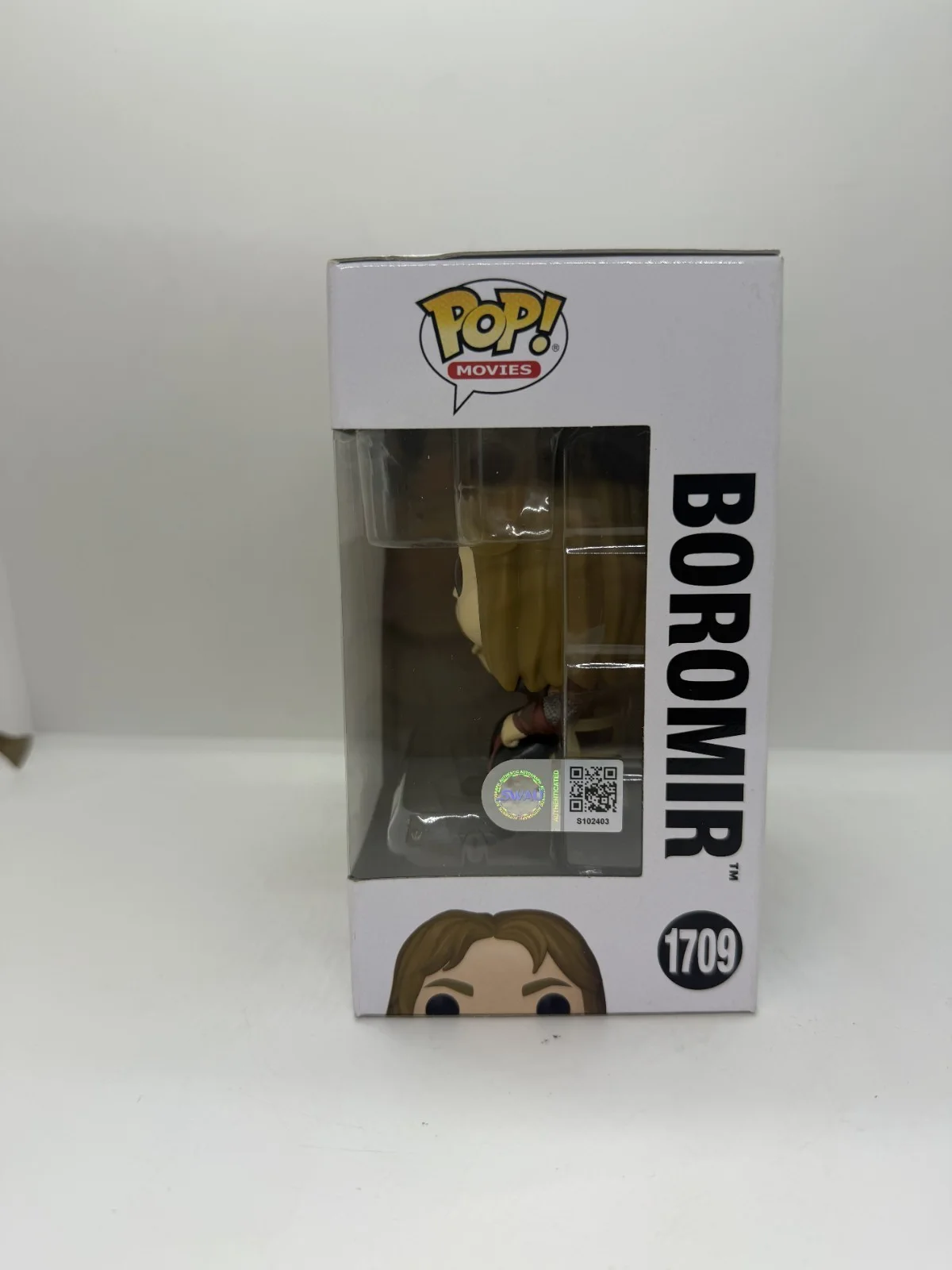 sean bean — Sean Bean Signed Lord Of The Rings Boromir Funko Pop #1709 SWAU #2, изображение 2