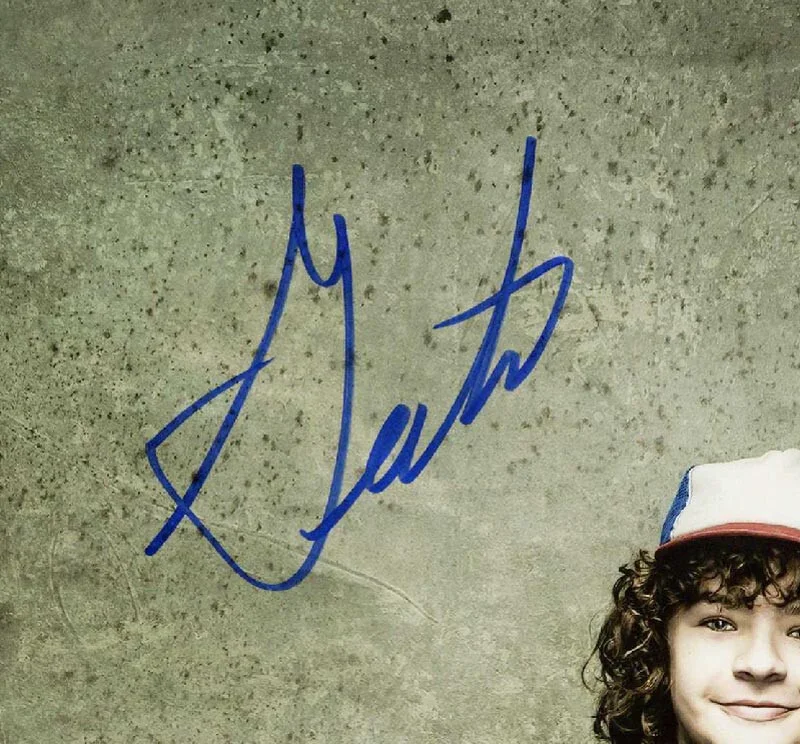 GATEN MATARAZZO SIGNED AUTOGRAPHED 11x14 PHOTO DUSTIN STRANGER THINGS BECKETT, изображение 2