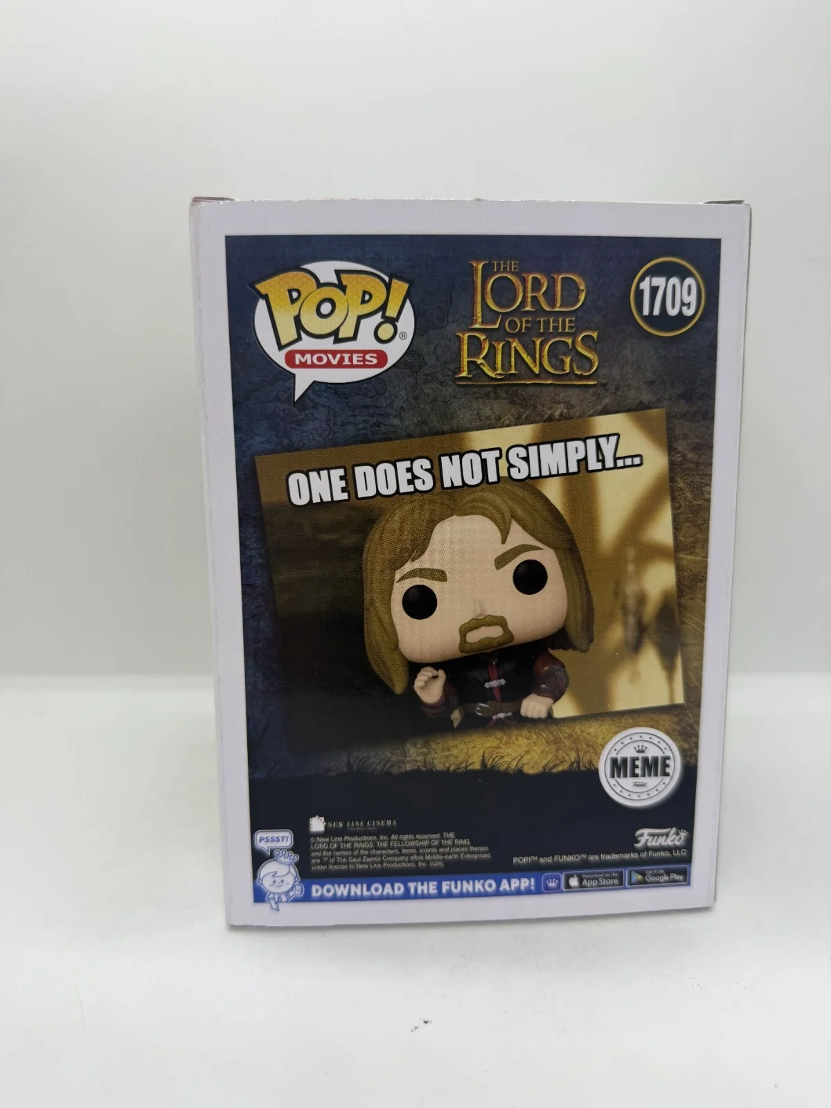 sean bean — Sean Bean Signed Lord Of The Rings Boromir Funko Pop #1709 SWAU, изображение 3