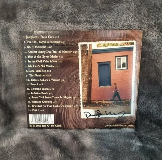 *Signed* JACK O' THE BOX (Damon Waitkus) - 'Portraits' [CD, 2025], image 2