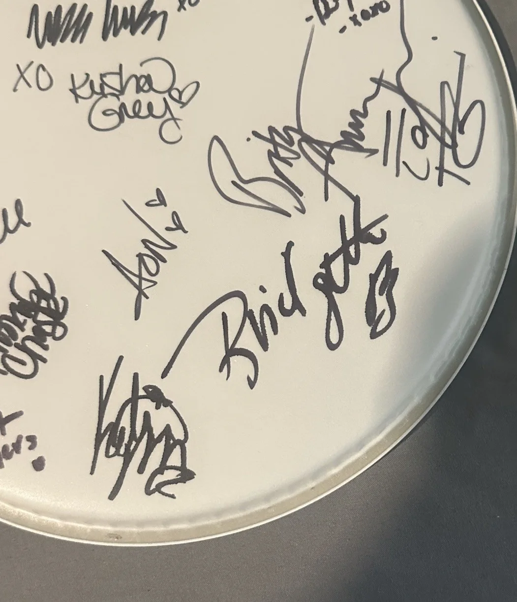 10 Inch Remo Drum Head Adult Film Stars Multi Signed Autograph VIOLET MYERES COA, изображение 3