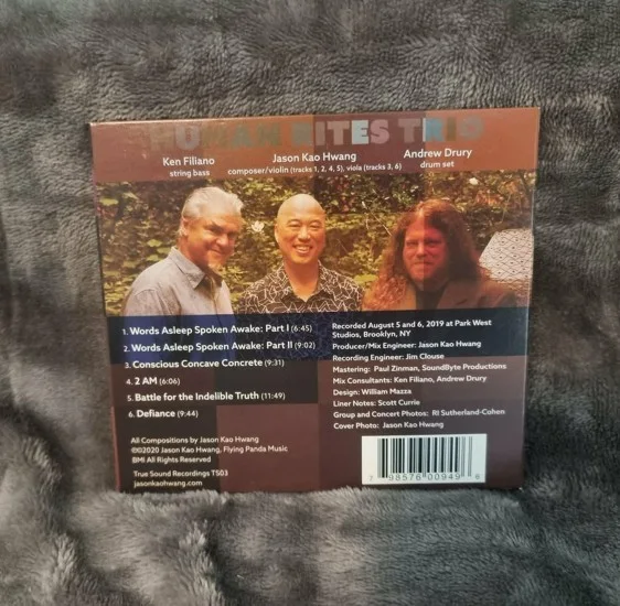 *Signed* JASON KAO HWANG - 'Human Rites Trio' [CD, 2020], image 3