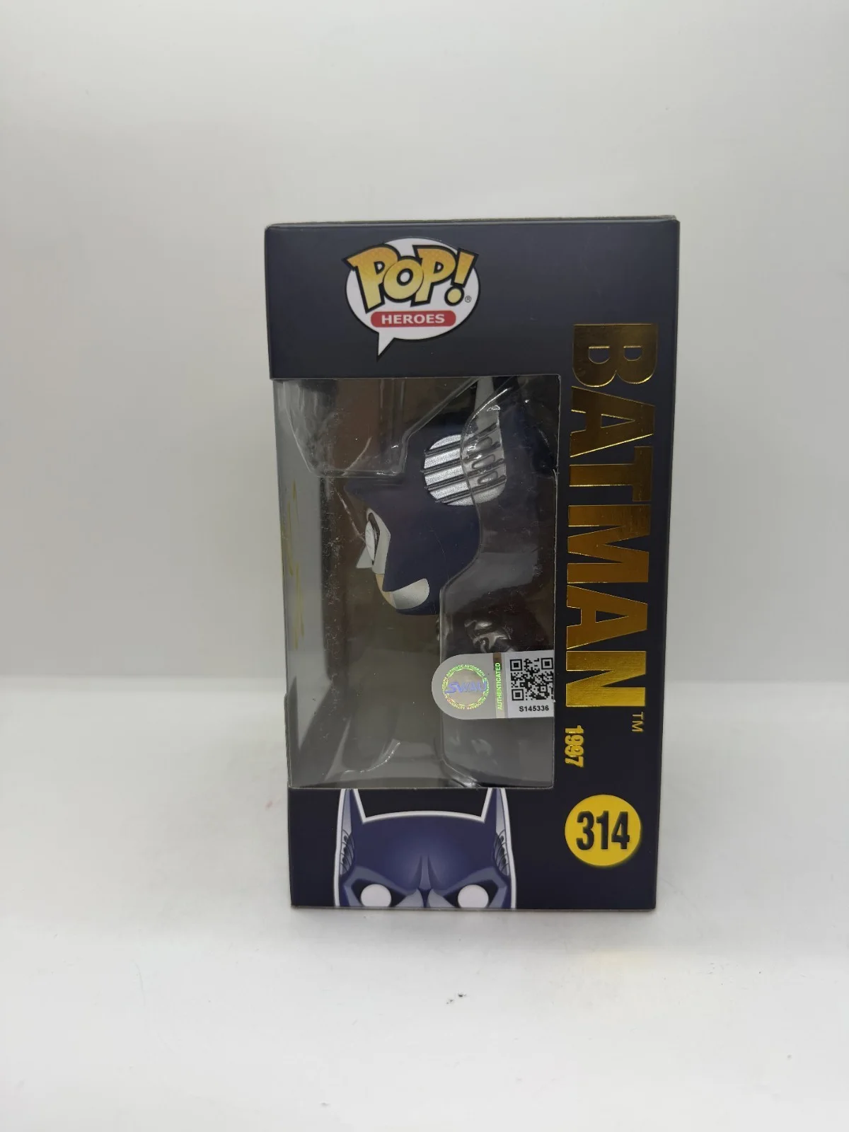 george clooney — George Clooney Signed Batman Funko Pop #314 SWAU, изображение 2