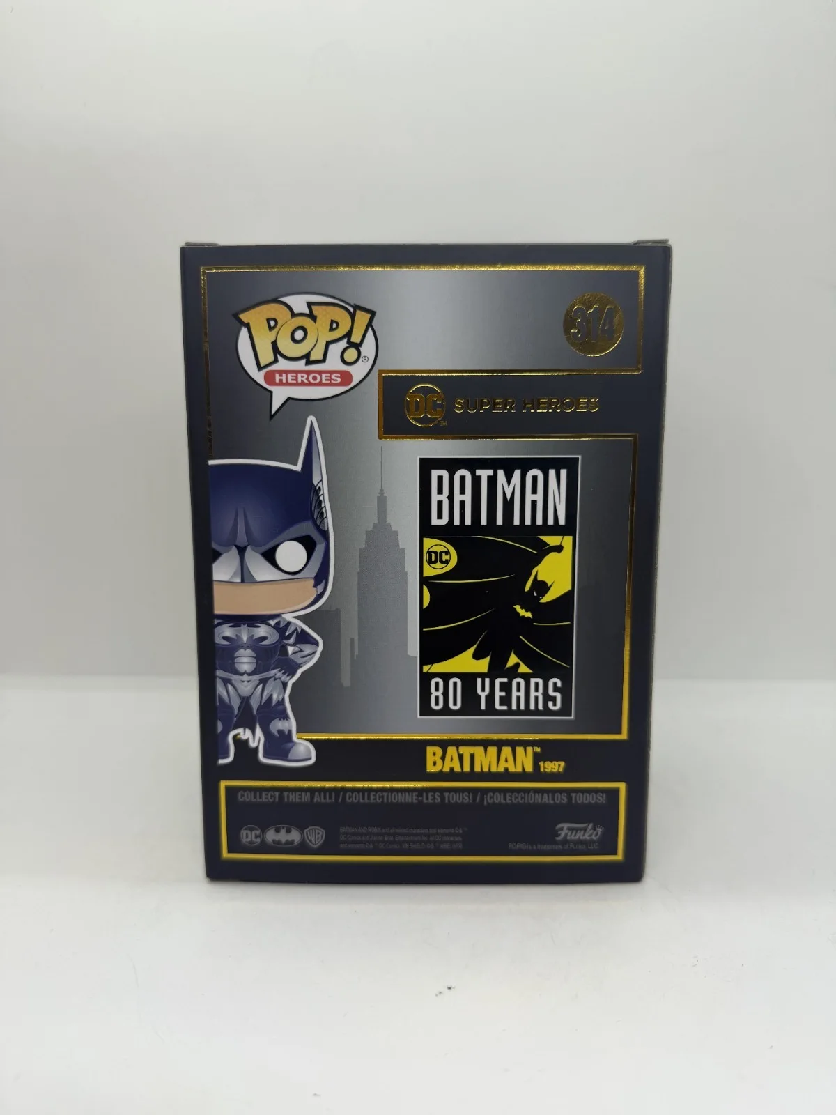 george clooney — George Clooney Signed Batman Funko Pop #314 SWAU, изображение 3