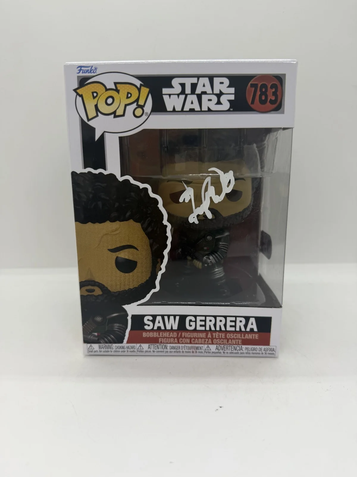 forest whitaker — Forest Whitaker Signed Star Wars Rogue One Saw Gerrera Funko Pop #783 SWAU