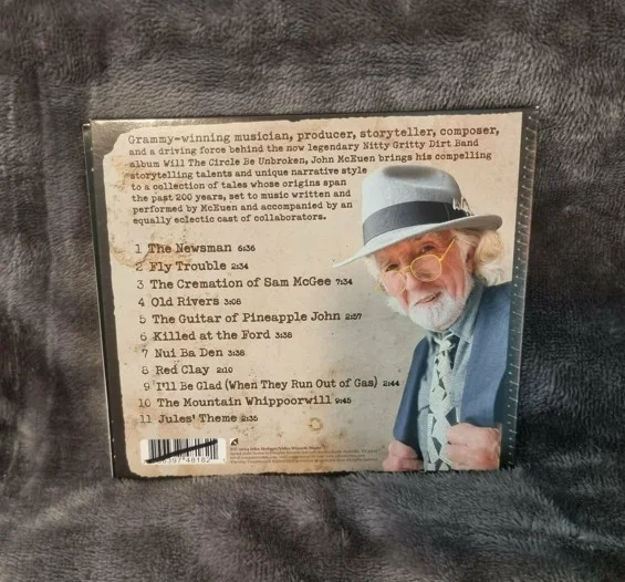 *Signed* JOHN McEUEN - 'The Newsman' [CD, 2024], image 3