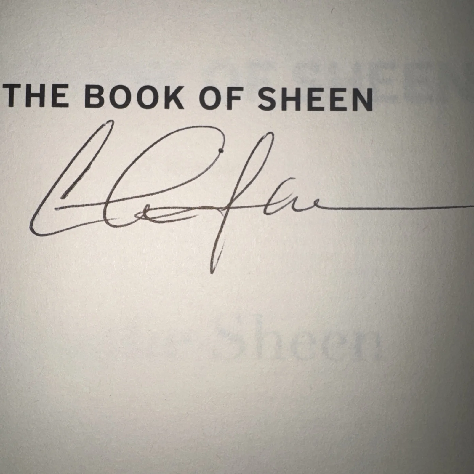 Signed Charlie Sheen - The Book Of Sheen Autographed Hardcover 1st Edition Book, изображение 3