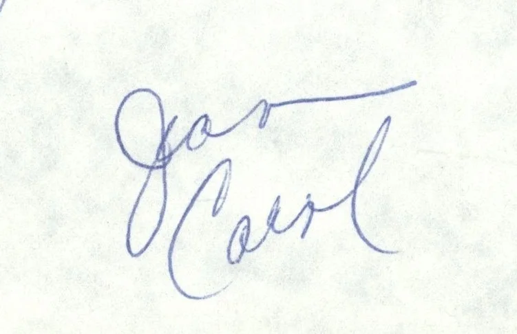 Jean Carol Autograph Letter Signed, image 2