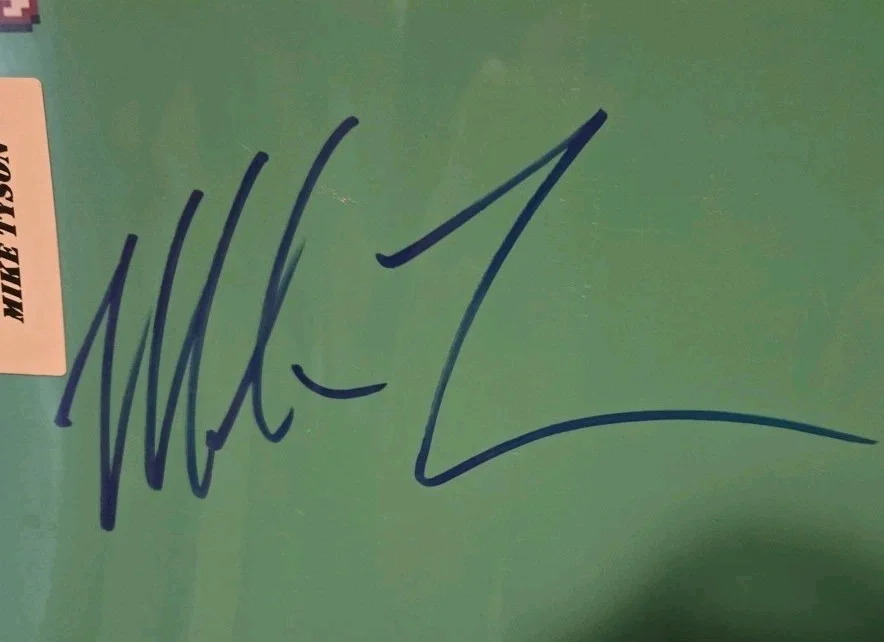 Bret Iwan — Mike Tyson Signed Autographed 16x20 Tristar Beckett COA Mike Tyson's Punchout, изображение 2
